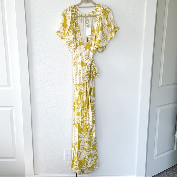 Anthropologie L Space Tropical Wrap Cover-Up Dress - Picture 4 of 6